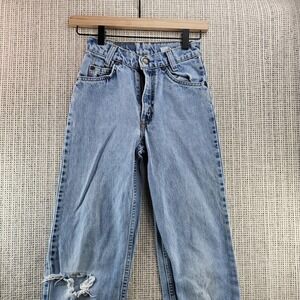 Vintage‎ Levis 550 Jeans Womens 12 Light Wash High Rise Relaxed Fit USA 90s